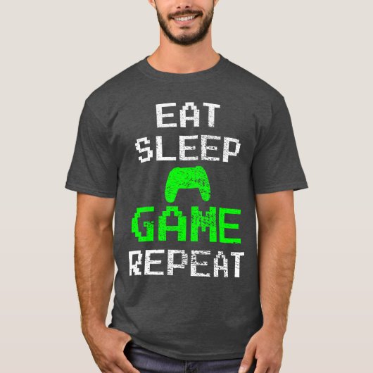 Gamingconsole vintage familie t-shirt (Voorkant)