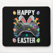 Gamingcontroller met bunny Ears Grapny Easter Vid Muismat (Voorkant)