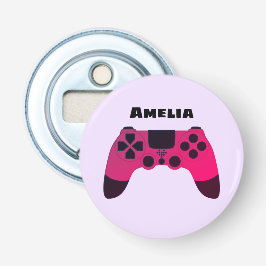 Gamingcontroller Video games Nerd Gamer Naam Button Flesopener