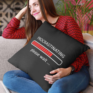 Gamingdecor - Vertragend gelieve te wachten Kussen