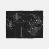 gamingdiagram - Joystick Contr voor videogames Fleece Deken (Voorkant (Horizontaal))