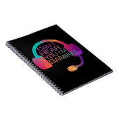 Gamingeertelefoons voor gamers notitieboek (Rechterzijde)