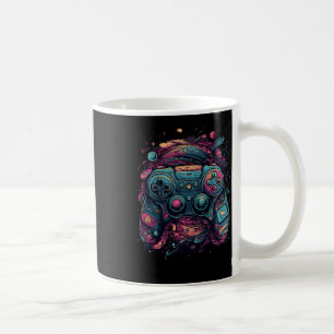 Gamingfanaten Abstracte PC gamergraphics met een N Koffiemok