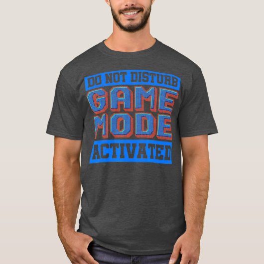 Gaminggame geactiveerd voor gamer t-shirt (Voorkant)