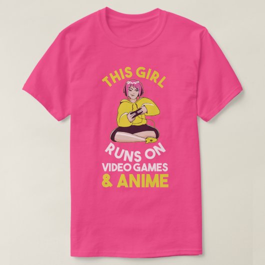 Gaminggamer Anime Premium T-shirt (Design voorkant)