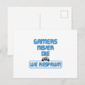 Gaminggamer Videospelconsole Cadeauidee Briefkaart (Voorkant / Achterkant)