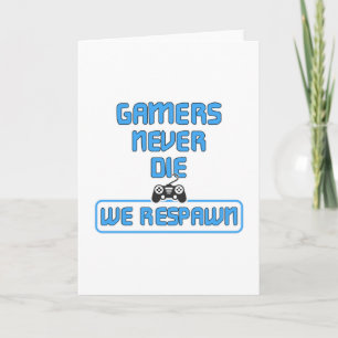 Gaminggamer Videospelconsole Cadeauidee Kaart