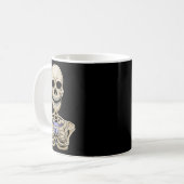 Gaminghalloween Skeleton Gamercontroller Koffiemok (Voorkant links)