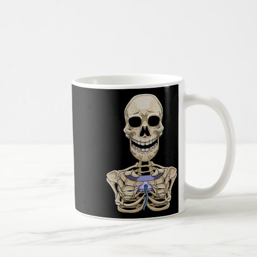 Gaminghalloween Skeleton Gamercontroller Koffiemok (Rechts)