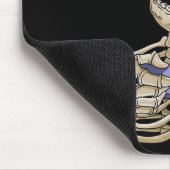 Gaminghalloween Skeleton Gamercontroller Muismat (Hoek)