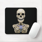 Gaminghalloween Skeleton Gamercontroller Muismat (Met muis)