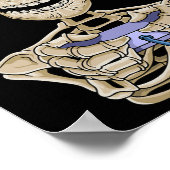 Gaminghalloween Skeleton Gamercontroller Poster (Hoek)