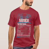 Gamingingrediënten Funny Video Gaming Gift T-shirt (Voorkant)