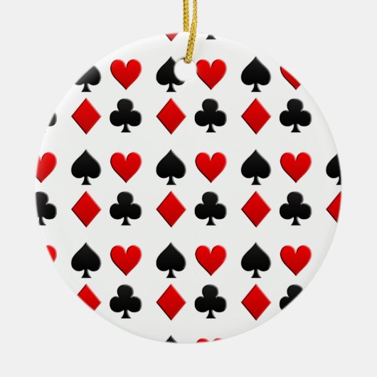 Gamingkaarten Keramisch Ornament (Voorkant)