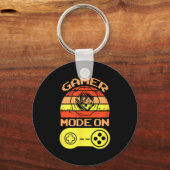 Gamingmodus Aan Grappige Spelcitaten Cadeau Voor S Sleutelhanger (Voorkant)