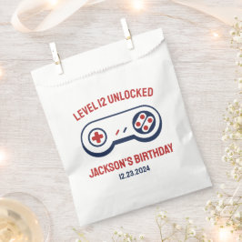 Gamingniveau ontgrendelde videogames Birthday Bedankzakje