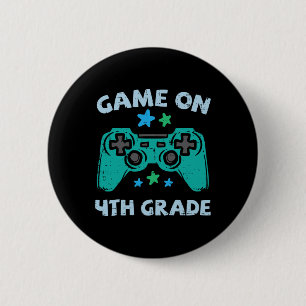 Gamingspel op 4e klas 4e klas op school G Ronde Button 5,7 Cm
