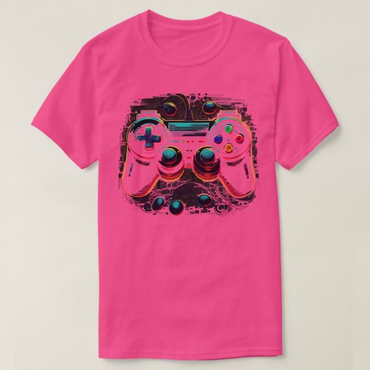 Gamingspelcontroller T-shirt (Design voorkant)