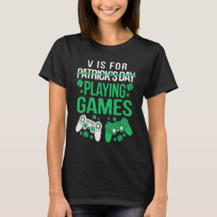 Gamingspellen Mannen spelen Spelletjes spelen Fun T-shirt