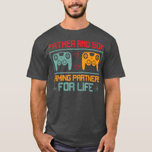 Gamingspelspeler voor vader- en gierconsole — Fat T-shirt