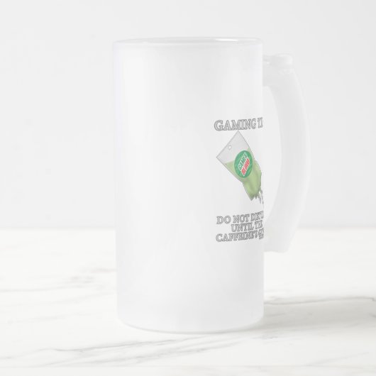 Gamingtijd - Soda IV Matglas Bierpul (Voorkant rechts)