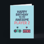 Gamingvideo Spelspeler 2 Funny Gamer Birthday Kaart<br><div class="desc">Grappig en schattig verjaardagskaart voor degenen die van puns en humor houden. Ideaal om je vrienden en familie geluk te wensen met hun verjaardag. Bezoek onze winkel voor meer collectie met verjaardagskaarten. Je zult iets coole,  humoristische en soms sarcastische verjaardagskaarten vinden voor je speciale iemand.</div>