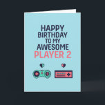 Gamingvideo Spelspeler 2 Funny Gamer Birthday Kaart<br><div class="desc">Grappig en schattig verjaardagskaart voor degenen die van puns en humor houden. Ideaal om je vrienden en familie geluk te wensen met hun verjaardag. Bezoek onze winkel voor meer collectie met verjaardagskaarten. Je zult iets coole,  humoristische en soms sarcastische verjaardagskaarten vinden voor je speciale iemand.</div>