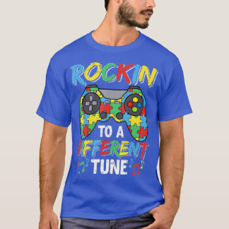 Gamingvideospel dat naar een ander tune autisme ga t-shirt