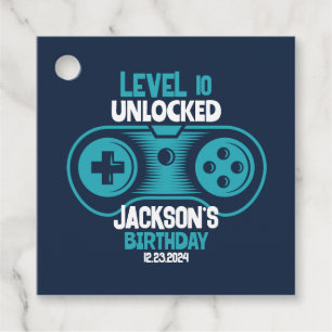 Gamingvideothema Gamer Boy Birthday Party Bedankjes Labels