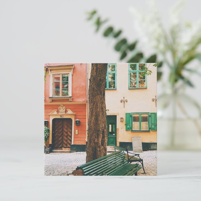 Gamla Stan, de oude stad van Stockholm (Staand voorkant)