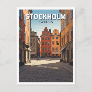 Gamla Stan en Stortorget Stockholm Zweden Briefkaart