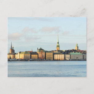 Gamla Stan in Stockholm, Zweden Briefkaart