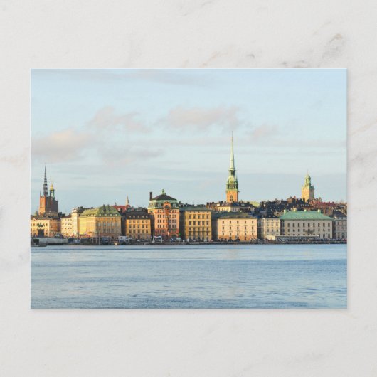 Gamla Stan in Stockholm, Zweden Briefkaart (Voorkant)