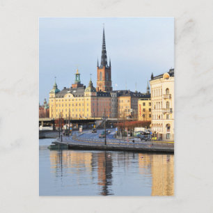 Gamla Stan in Stockholm, Zweden Briefkaart