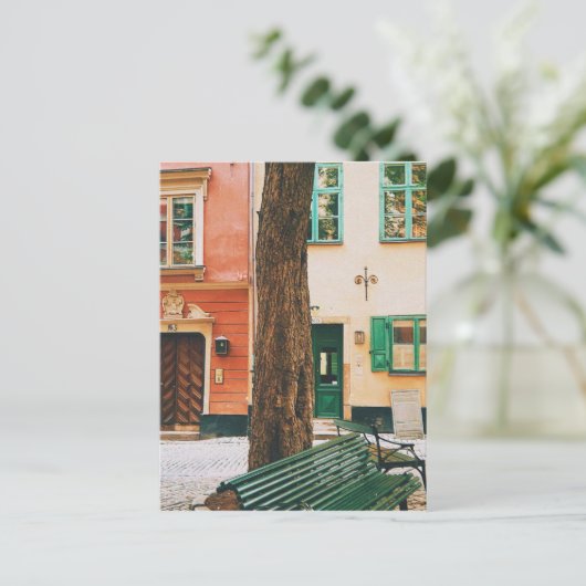 Gamla Stan, Oude stad van Stockholm Briefkaart (Staand voorkant)