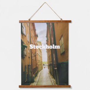 Gamla Stan, Stockholm Aandenken, Retro Europees Hangend Wandkleed