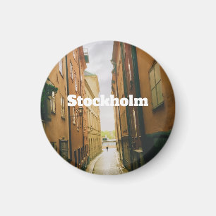 Gamla Stan, Stockholm Aandenken, Retro Europees  Magneet