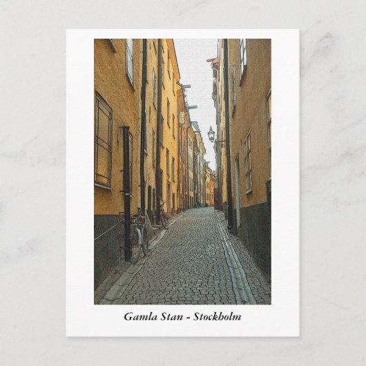 Gamla Stan - Stockholm Briefkaart (Voorkant)