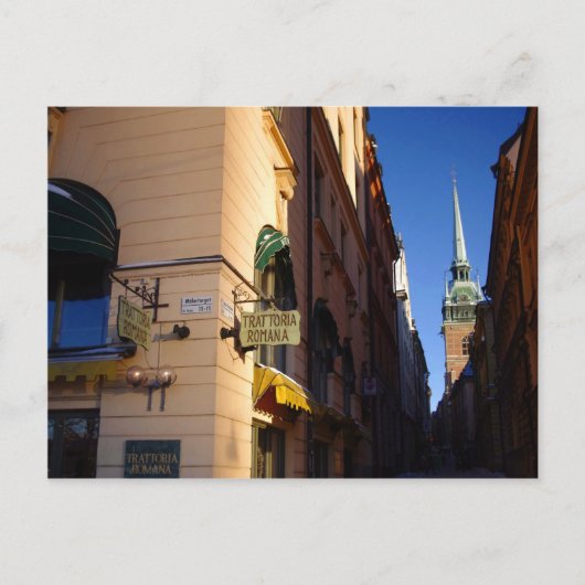 Gamla Stan Stockholm Collectie Briefkaart (Voorkant)