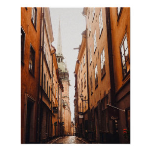 Gamla Stan, Stockholm, Zweden Perfect Poster