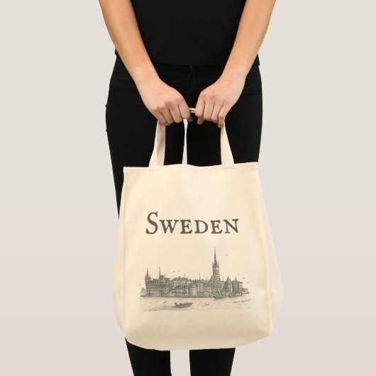 Gamla Stan, Stockholm, Zweden Tote Bag (Voorkant (product))