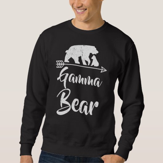 Gamma-Beer bij kerstklep Trui (Voorkant)
