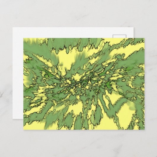 Gamma-burst Briefkaart (Voorkant / Achterkant)