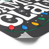 Gamma Claus Funny Xmas Christmas Grandma Holiday S Poster (Hoek)