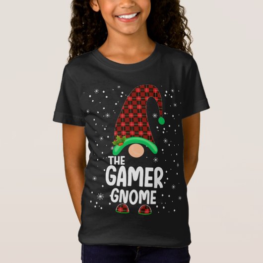 Gamma Claus Luipaard Kerstmis Pyjama Kerstman Cade T-shirt (Voorkant)