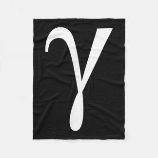 Gamma Griekse letter - Dat zegt Gamma in het Griek Fleece Deken