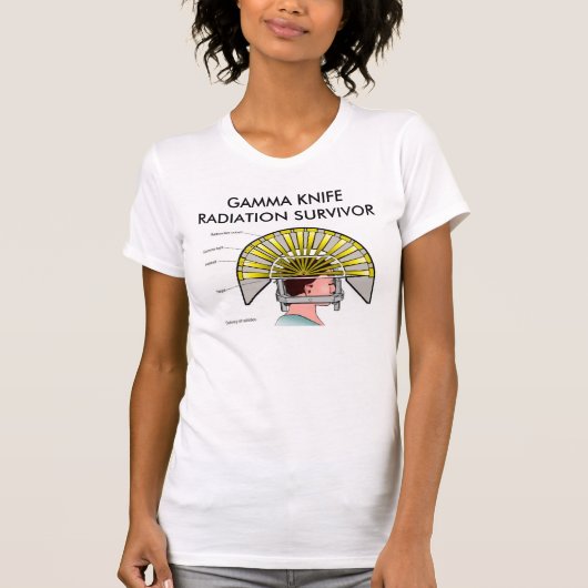 Gamma Knife Radiation Awareness Tshirt (Voorkant)