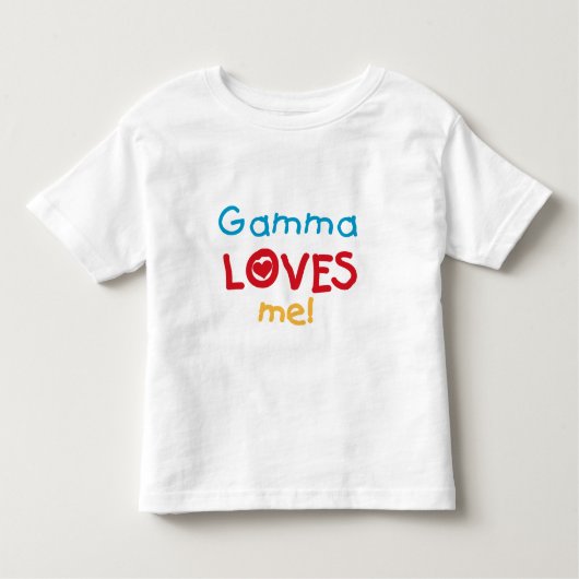 Gamma Loves Me T-shirts en geschenken (Voorkant)