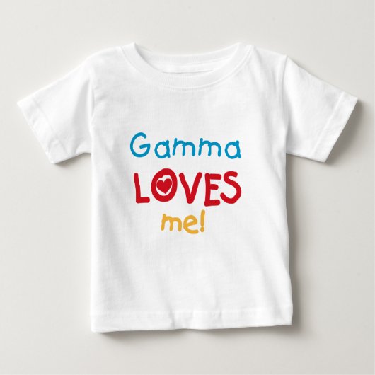 Gamma Loves Me T-shirts en geschenken (Voorkant)