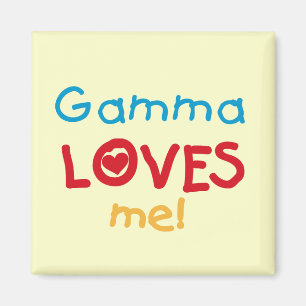 Gamma Loves Me T-shirts en geschenken Magneet